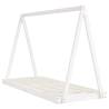 Kids Bed Frame White 80x200 cm Solid Wood Pine - Stylish & Safe