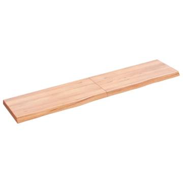 Wall Shelf Light Brown Solid Oak - Stylish Storage Solution