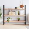 Wall Shelf Light Brown Solid Oak - Stylish Storage Solution