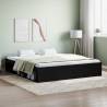 Black Bed Frame 180x200 cm Super King Size - Modern Design