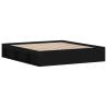 Black Bed Frame 180x200 cm Super King Size - Modern Design