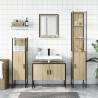 4 Piece Bathroom Cabinet Set - Sonoma Oak - Stylish Storage