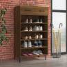 Shoe Cabinet Brown Oak 60x35x105 cm Engineered Wood Colour brown oak Quantity in Package 1 Number of Number of shelves 