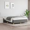 Bed Frame Dark Grey 135x190 cm Double Fabric Colour dark grey Size 4ft6 double Height 35 cm 