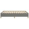 Dark Grey Fabric Bed Frame 135x190 cm Double - Hipomarket