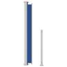 Patio Retractable Side Awning 220x300 cm Blue - Hipomarket