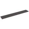 Wall Shelf Dark Brown - Solid Oak Wood | HipoMarket UK