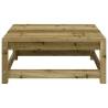 Garden Footstool 70x70 cm - Impregnated Pine Wood | Hipomarket