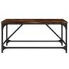 Elegant Coffee Table Smoked Oak - 75x50x35 cm for Living Room