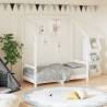 Kids Bed Frame White 70x140 cm Solid Wood Pine Colour white Size 70 x 140 cm 