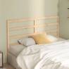 Stylish Solid Wood Pine Bed Headboard - 126x4x100 cm