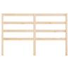 Stylish Solid Wood Pine Bed Headboard - 126x4x100 cm