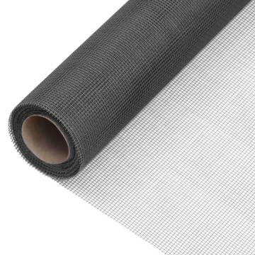 Mesh Screen Fiberglass 60x1000 cm Black - Durable & Versatile