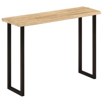 Live Edge Console Table - Solid Mango Wood | Hipo Market