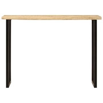 Live Edge Console Table - Solid Mango Wood | Hipo Market