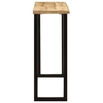 Live Edge Console Table - Solid Mango Wood | Hipo Market