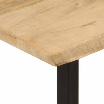 Live Edge Console Table - Solid Mango Wood | Hipo Market