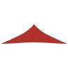 Sunshade Sail 160 g/m² Red 3.5x3.5x4.9 m HDPE - Hipomarket