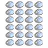 Outdoor Solar Wall Lamps LED 24 pcs Round Silver Colour silver Quantity in Package 24 Bulb Quantity 1 