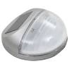 Buy 24 Pack Outdoor Solar Wall Lamps - LED Round Silver