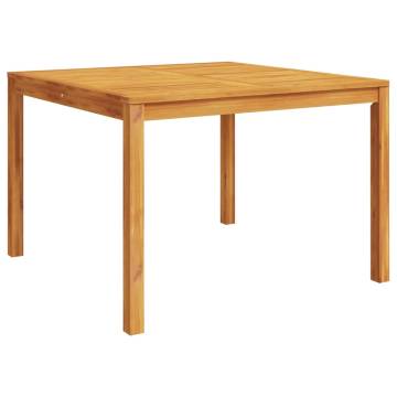 Garden Dining Table 110x110 cm | Solid Acacia Wood