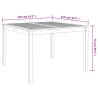 Garden Dining Table 110x110 cm | Solid Acacia Wood