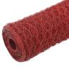 PVC Coated Chicken Wire Fence 25x1.5m - Durable & Versatile