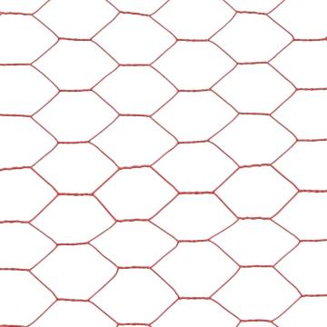 PVC Coated Chicken Wire Fence 25x1.5m - Durable & Versatile