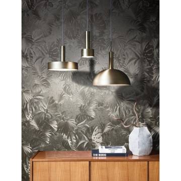 Noordwand Wallpaper Botanica Large Leaves - Metallic Design