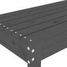 Garden Bench Grey 110x38x45 cm - Solid Wood Pine Outdoor