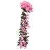 Artificial Flower Garlands 3 pcs Pink 85 cm | Hipo Market