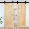 NARVIK 90x210 cm Solid Pine Wood Door - Stylish & Secure