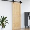 NARVIK 90x210 cm Solid Pine Wood Door - Stylish & Secure