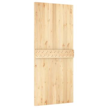 NARVIK 90x210 cm Solid Pine Wood Door - Stylish & Secure