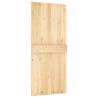 NARVIK 90x210 cm Solid Pine Wood Door - Stylish & Secure