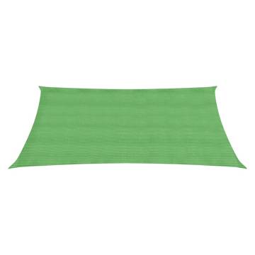 Sunshade Sail Light Green 3.5x4.5m - HDPE Shelter