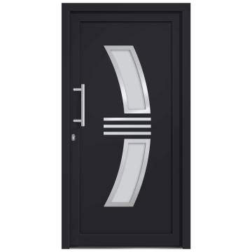 Elegant Anthracite Front Door 108x200 cm - Secure & Stylish