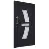 Elegant Anthracite Front Door 108x200 cm - Secure & Stylish