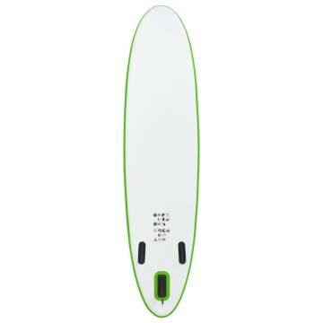 Inflatable Green & White Paddle Board Set - Ultimate Fun