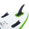 Inflatable Green & White Paddle Board Set - Ultimate Fun