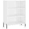 Highboard High Gloss White - Stylish Storage Solution | Hipomarket