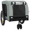 Durable Pet Bike Trailer in Grey & Black - Oxford Fabric