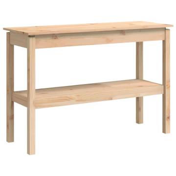 Elegant Solid Wood Console Table - 110x40x75 cm