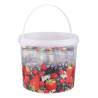 HI Bucket With 10 Preserving Glasses - 210 ml | HipoMarket