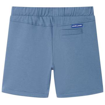 Kids' Dark Blue Shorts with Drawstring - Size 140