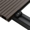 WPC Hollow Decking Boards 16m² 2.2m Dark Brown - Quality & Durable