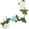 Artificial Flower Garlands - Blue & White, 240cm - 6 pcs