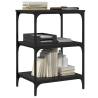 3-Tier Black Printer Stand - Organize Your Workspace | Hipomarket