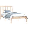 Solid Wood Pine Bed Frame 90x200 cm - Timeless Design