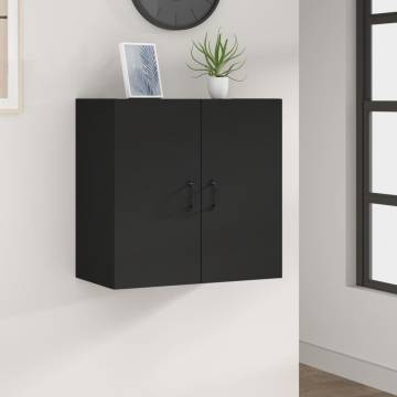 Wall Cabinet Black 60x31x60 cm - Stylish Storage Solution